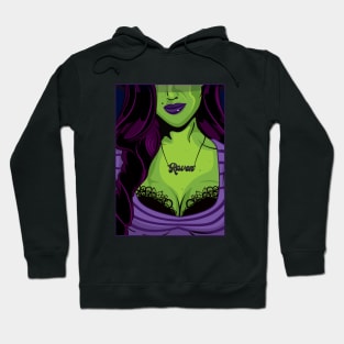 Halloween Witch Pop Art Girl Hoodie